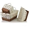 Mondex Since 1986 WILL 3 stačiakampių krepšelių rinkinys XL 40x30x20 cm, I 35x25x18 cm, M 30x20x16 cm
