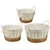 Mondex Since 1986 WILL 3 krepšelių su rankenomis rinkinys XL: 35x35x20,5/26,5 cm L: 30x30x18/23 cm M: 25x25x15,5/20,5 cm
