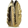 Mondex Since 1986 YARINE GOLD Wazon 13x31cm Liść