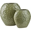 Mondex Since 1986 YARINE vaza 20x10x20cm žalia