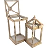 Mondex Since 1986R LOKKE Komplet 2 Latarni XL:28x28x65 cm LL:21,5x21,5x50,5 cm