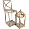 Mondex Since 1986R LOKKE Komplet 2 Latarni XL:28x28x65 cm LL:21,5x21,5x50,5 cm