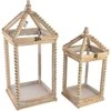 Mondex Since 1986R LOKKE Komplet 2 Latarni XL:28x28x65 cm LL:21,5x21,5x50,5 cm