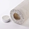 Mondex ŚWIECA LAMPION WALEC 120X360 DIAMENT LEN Baltas