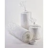Mondex ŚWIECA LAMPION WALEC 120X360 DIAMENT Baltas PORCELANA