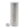 Mondex ŚWIECA LAMPION WALEC 120X360 DIAMENT Baltas PORCELANA