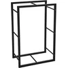 Mondex Stovas malkoms metalinas juoda 45x28x70 cm