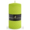 Mondex Candle CAROLINE MAT didelis cilindras 7x7x17,5cm parafinas šviesiai žalia