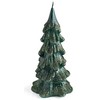 Mondex EGLĖLĖS žvakės figūrėlė maža 9,5x16cm, žalias parafinas