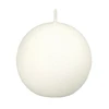 Mondex Świeca CLASSIC CANDLES Kula 8cm balta