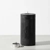 Mondex ŚWIECA LAMPION WALEC 120X240 RUSTIC juoda