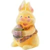 Emkl Mondex Candle BUNNY figūrėlė 10x13cm geltona