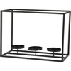Mondex Žvakidė metalinas juoda už 3 žvakes 36x17,5x26 cm
