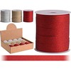 Mondex Dovanų pakavimo juostelė GLITTER, 3 spalvos, 10 cm