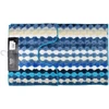 Mondex ZAC 2 kilimėlių rinkinys 50x90cm/50x40cm dryžuotas turkis