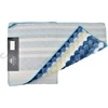 Mondex ZAC 2 kilimėlių rinkinys 50x90cm/50x40cm dryžuotas turkis