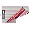 Mondex ZAC 2 kilimėlių rinkinys 50x90cm/50x40cm dryžuotas raudonas