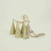 Mondex Zawieszka dzwonki(6)złotena sznurku 55x4x10cm