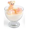 Mia Home Mondex Žvakė puodelyje TEDDY BEAR vaškas 11x14cm kremas