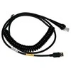 Honeywell USB-cable, Coiled, 3m, juodas