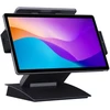 Monitorius HiStone ERA, HK960U, 39.6 cm (15,6), Full HD, USB, USB-C, poweredUSB, RS232, Ethernet, Intel Core i3, pilkas