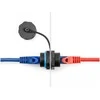 Delock kabelio jungtis RJ45 lizdas RJ45 lizdas Cat.6A su sandarinimo dangteliu