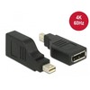 Delock Adapteris mini DisplayPort 1.2 Stecker > DisplayPort