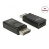 Adapteris AV Delock Delock - Videoadapter - DisplayPort mannlich zu HDMI weiblich - Juodas - passiver Konverter, unterstutzt 4K 30 Hz (3840 x 2160), Unterstutzung fur 3D-Video