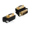 ADAPTER DVI-I(M)(24+5) DUAL LINK->VGA(F) KAMPINIS 270" JUODA DELOCK