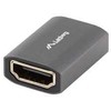 ADAPTER HDMI(F)->HDMI(F) 8K BECZKA SREBRNA ALUMINIUM LANBERG