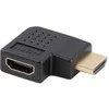 ADAPTER HDMI(M)->HDMI(F) 4K KAMPINIS PRAWO JUODA LANBERG