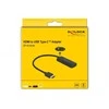 DELOCK adapteris HDMI M USB Type-C F DP Alt režimas 24 cm aktyvus 4K 60 Hz