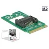 Delock Adapteris M.2 raktas B kištukas > SATA 7 kontaktas (62876)