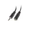 LANBERG AD-0024-BK adapteris Jack Stereo M ->Jack F x2 10cm