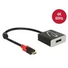 USB adapteris Delock USB-C - DisplayPort Juodas (63312)