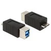 ADAPTER USB MICRO(M) 3.0->USB-B(F) 3.0 JUODA DELOCK