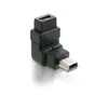 ADAPTER USB MINI(M)->USB MINI(F) KAMPINIS GÓRA JUODA DELOCK