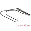 Delock WLAN dviguba antena 2 x MHF IV HSC MXHP32 suderinama jungtis