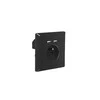 LANBERG AC-WS01-USB2-E-B AC sieninis lizdas prancūziškas su 2 prievadų USB 2,1A pakrovėju, Juodas