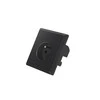 LANBERG AC-WS01-USB2-E-B AC sieninis lizdas prancūziškas su 2 prievadų USB 2,1A pakrovėju, Juodas