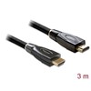Delock kabelis HDMI A kištukas > HDMI A kištukas tiesus / tiesus 3 m Premium
