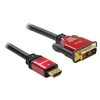 Delock High Speed HDMI kabelis, HDMI A kištukas > DVI kištukas 3 m