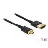 Kabelis Delock HDMI Micro - HDMI 1m juoda (84781)
