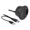 Delock HUB USB 3.0 stalo šakotuvas 60 mm 4 x USB 3.0 prievadai Delock