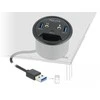 Delock 3 prievadų stalo šakotuvas, 1 x USB Type-C™ ir 2 x USB Type-A + HD garso prievadai