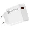 NATEC USB įkroviklis Ribera USB-A 18W baltas