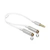 Delock skirstytuvo lizdo kištukas 3,5 mm 4 kontaktai> 2 x lizdas 3,5 mm 4 kontaktai 25 cm