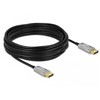 KABELIS DISPLAYPORT M/M 20 PIN V1.4 20M 8K 60HZ OPTYCZNY AKTYWNY JUODA DELOCK