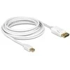 Kabelis Delock Rodyti Port Mini - DisplayPort 2m balta (83482)