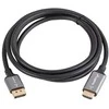 Lanberg Lanberg Displayport (M) -> HDMI (M) 1,8M 4K juodo sidabro adapterio laidas